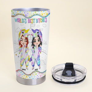 We Are Classy, Sassy, Personalized Tumbler, Funny Gift For Bestie - Tumbler Cup - GoDuckee