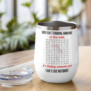 Personalized Hoodie Couple Wine Tumbler - Every Love Store Is Beautiful But Ours Is My Favorite - Wine Tumbler - GoDuckee