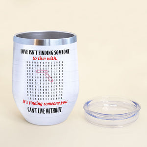 Personalized Hoodie Couple Wine Tumbler - Every Love Store Is Beautiful But Ours Is My Favorite - Wine Tumbler - GoDuckee