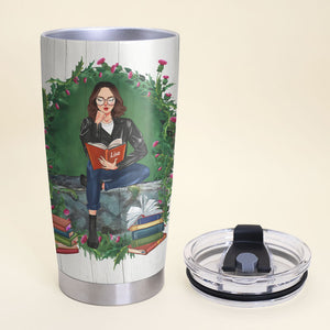 Personalized Reading Girl Tumbler Cup - You Can Find Magic - Tumbler Cup - GoDuckee