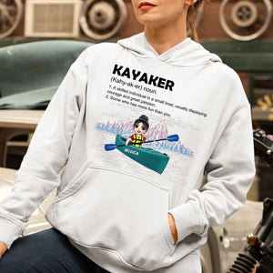 Kayak Kayaker Definition - Personalized Shirts - Shirts - GoDuckee