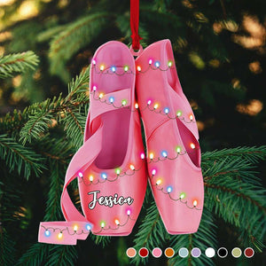 Ballet Shoes - Personalized Christmas Ornament - Ornament - GoDuckee