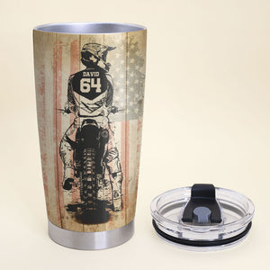 Personalized Motocross Tumbler Cup - What I Do Isn't Easy - Tumbler Cup - GoDuckee