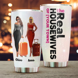 Personalized Friends Tumbler - Girl Trip, The Real Housewives - Tumbler Cup - GoDuckee
