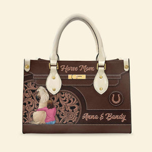 Horse Mom Leather Bag - Leather Bag - GoDuckee
