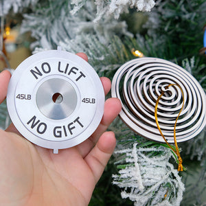 Merry Liftmas - Personalized Gym 3D Dual Spiral Ornament - Christmas Gift For Gym Lovers - Ornament - GoDuckee