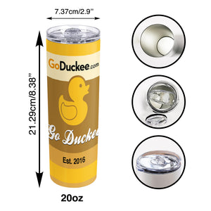 Farmer Manufactured For The World's Best Farmer Custom 20oz Skinny Tumbler - Tumbler Cup - GoDuckee