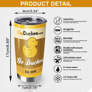 Personalized Couple Tumbler - We're Simply Meant To Be We're a Team - Tumbler Cup - GoDuckee