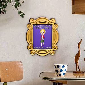 Teacher Welcome To The Classroom Where We Are All Friends Personalized 3D 2-Layered Wood Art - Wood Sign - GoDuckee