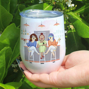 You Are My Favorite Person To Overreact With, Funny Bestie Personalized Wine Tumbler - Wine Tumbler - GoDuckee