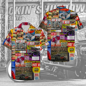 Hot Rod Magazine Hawaiian Shirt, Aloha Shirt - Hawaiian Shirts - GoDuckee
