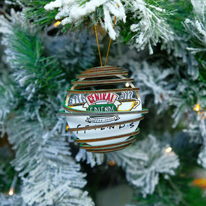 Personalized Friends 3D Dual Spiral Ornament, Christmas Tree Decor - Ornament - GoDuckee