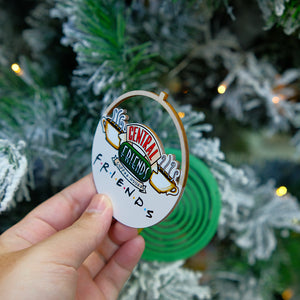 Personalized Friends 3D Dual Spiral Ornament, Christmas Tree Decor - Ornament - GoDuckee