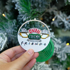 Personalized Friends 3D Dual Spiral Ornament, Christmas Tree Decor - Ornament - GoDuckee