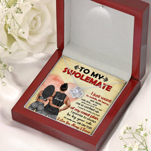 Gym Couple To My Swolemate My Meal Plan Personalized Love Knot Necklace - Jewelry - GoDuckee