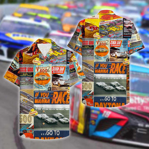 Stock Car Racing Magazine Hawaiian Shirt, Aloha Shirt - Hawaiian Shirts - GoDuckee