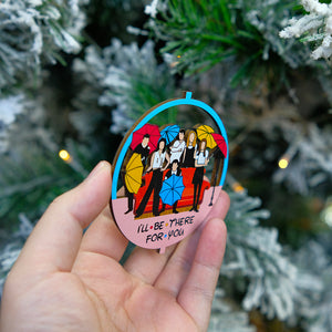 Personalized Friends 3D Dual Spiral Ornament, Christmas Tree Decor - Ornament - GoDuckee