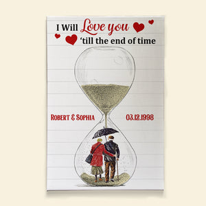 I Will Love You Till The End Of Time, Personalized Poster, Gifts For Couple - Poster & Canvas - GoDuckee
