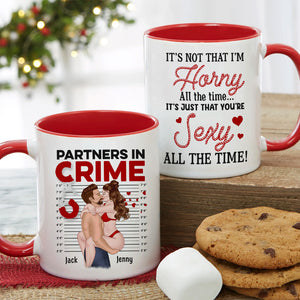 It's Not That I'm Horny All The Time - Personalized Couple Mug - Gift For Couple - Coffee Mug - GoDuckee
