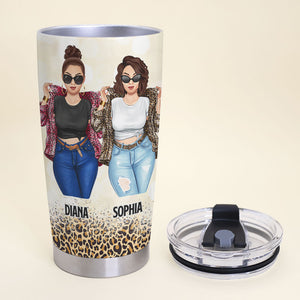 Personalized Friends Tumbler - I Am Wild She's Sweet Together We Are Dangerous - Sisters - Tumbler Cup - GoDuckee