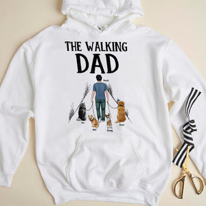 The Walking Dad- Gift For Dad-Personalized Shirt- Father's Day Shirt - Shirts - GoDuckee