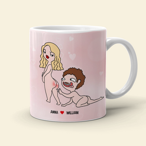 You Got An A*s Built For Backshots But A Face Made For Missionary, Naughty Couple Butt White Mug - Coffee Mug - GoDuckee