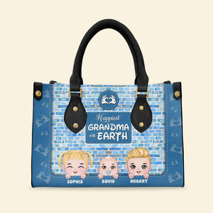 Grandma GZ-F73-04qhqn080223hh Personalized Leather Bag - Leather Bag - GoDuckee