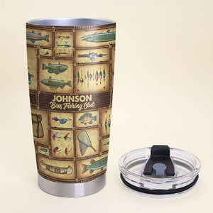 Personalized Fishing Tumbler Cup - Colorful Fish and Fishing Lures - Tumbler Cup - GoDuckee