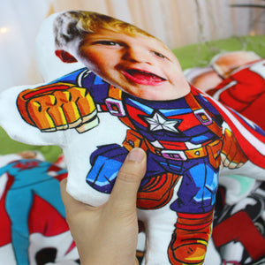 Boy, Custom Face Pillow, Love Family - Pillow - GoDuckee