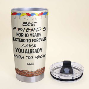 I Will Be There For You, Personalized Friends Tumbler - Tumbler Cup - GoDuckee