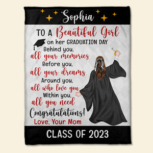 Graduation Day Behind You, Graduation Blanket - Blanket - GoDuckee