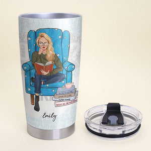 Girl Book Lover 01HUHN160123TM Personalized Tumbler - Tumbler Cup - GoDuckee