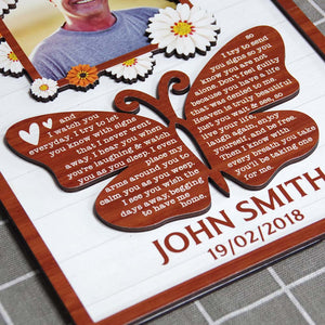 As I Sit In Heaven and I Watch You Everyday, Personalized 2 Layers Wood Sign, Memorial Gift - Wood Sign - GoDuckee