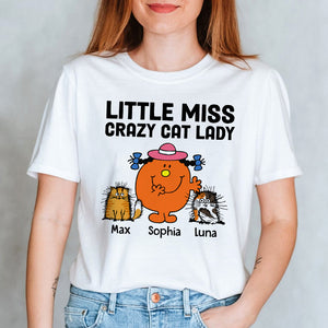 Crazy Cat Lady Personalized Cat Shirt Gift For Cat Lovers - Shirts - GoDuckee