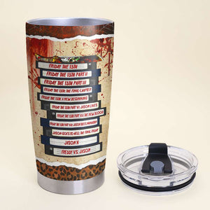 No Lives Matter, Personalized Horror Character Halloween Tumbler - Tumbler Cup - GoDuckee