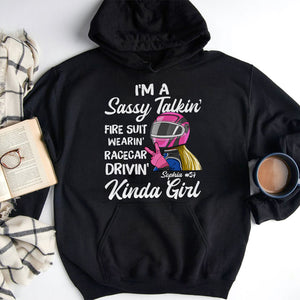 Racing Girl I'm A Sassy Talkin' - Personalized Shirt - Gift for Racing Girl - Shirts - GoDuckee