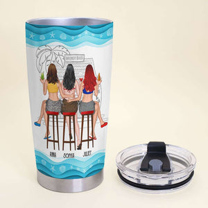 I’m Not An Alcoholic But My Besties Are Personalized Tumbler Cup, Gift For Bar Friends - Tumbler Cup - GoDuckee