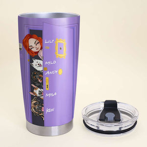 Personalized Dog Mom Tumbler Cup - I'll Be Watching You - Tumbler Cup - GoDuckee