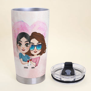 You're Both My Cup Of Tea And My 10Th Shot Of Tequila - Personalized Tumbler - Tumbler Cup - GoDuckee