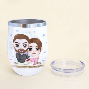 I'm Not An Alcoholic, Personalized Tumbler, Gift For Couple - Wine Tumbler - GoDuckee