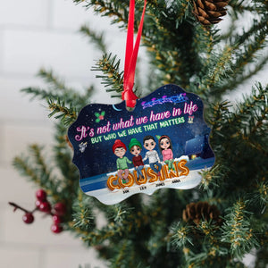 It's Not What We Have In Life Personalized Ornament, Gift For Family - Ornament - GoDuckee