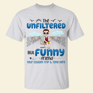 The Naughty Or Nice Friend, Personalized Shirt, Cruising Bad*ss Friend Shirt, Vacation Matching Shirt For Group - Shirts - GoDuckee