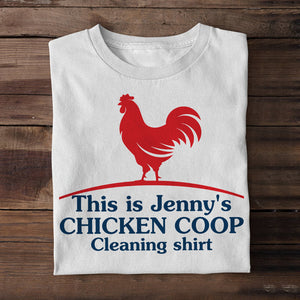 This is Chicken Coop Cleaning Shirt Personalized Farming Shirt Gift For Farmer - Shirts - GoDuckee