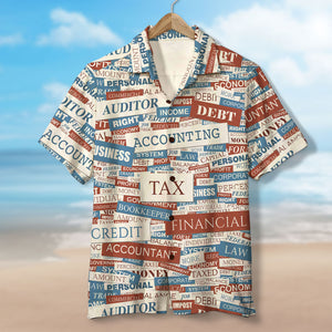 Accounting Tax Income Auditor - Hawaiian Shirt - Hawaiian Shirts - GoDuckee