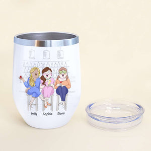 You Anh I Are Not Just Colleagues, Best Girl Drinking Bar Wine Tumbler - Wine Tumbler - GoDuckee