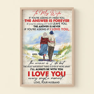 I Love You Every Single Moment Personalized Couple Canvas Print - Poster & Canvas - GoDuckee
