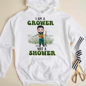 I Am A Grower Not A Shower- Gift For Farmers -Personalized Shirt- Farmer Shirt - Shirts - GoDuckee