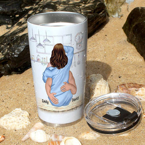 You Give Me A Boner, Couple Make Love White Mug - Coffee Mug - GoDuckee