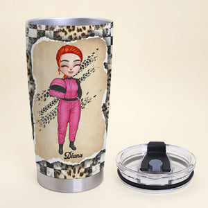 Personalized Racing Mom Tumbler - It's Not Just A Racing Mom I'm A Big Cup Of Wonderful Covered In Awesome Sauce - Tumbler Cup - GoDuckee