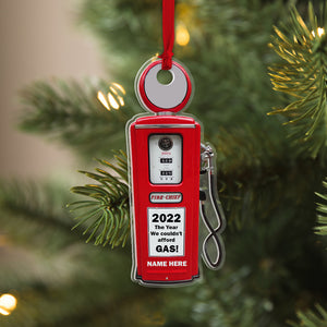 Personalized Gas Price Ornament, Christmas Tree Decor - Ornament - GoDuckee